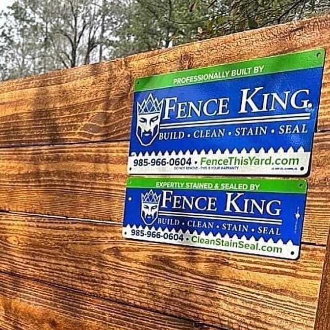 Fence King - Rectangle Fence Sign